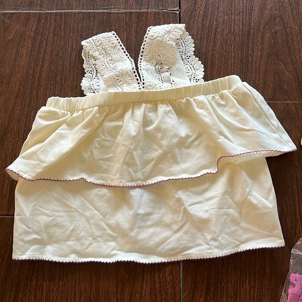 Matilda Jane top crochet straps - new